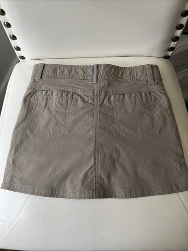 LL Bean Girls Size 6x -7 Trekking Skorts School Uniform Khaki ~ Mint Condition - Picture 3 of 7