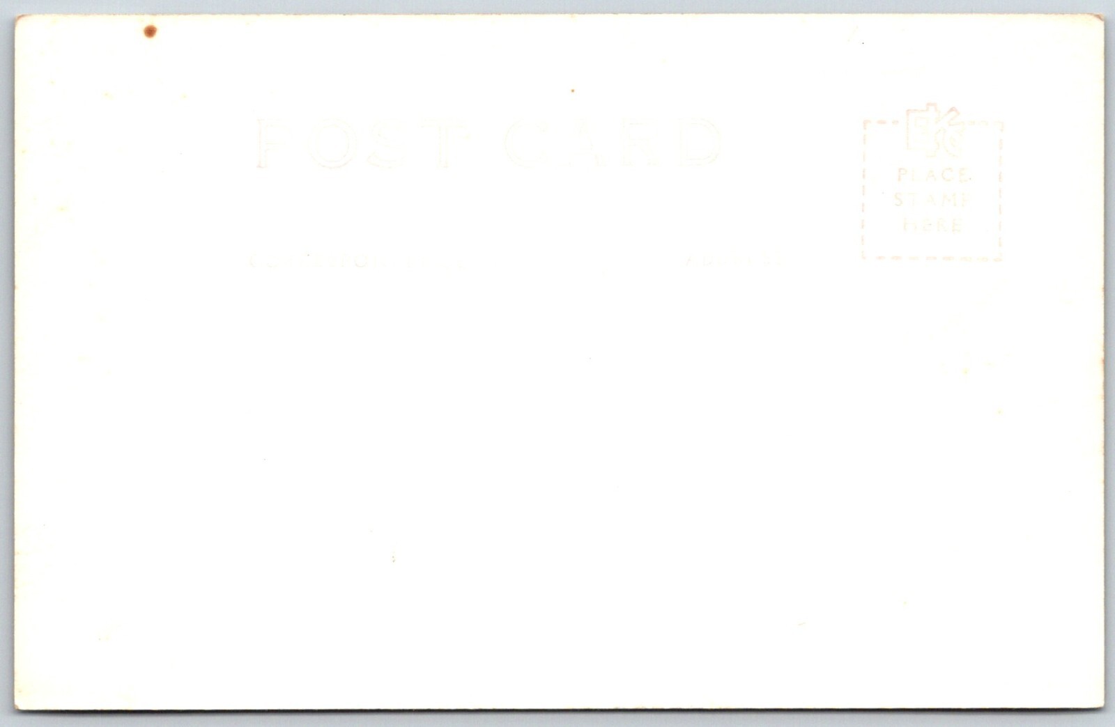 Postcard RPPC IA Nashua Iowa Interior Little Brown Church R11