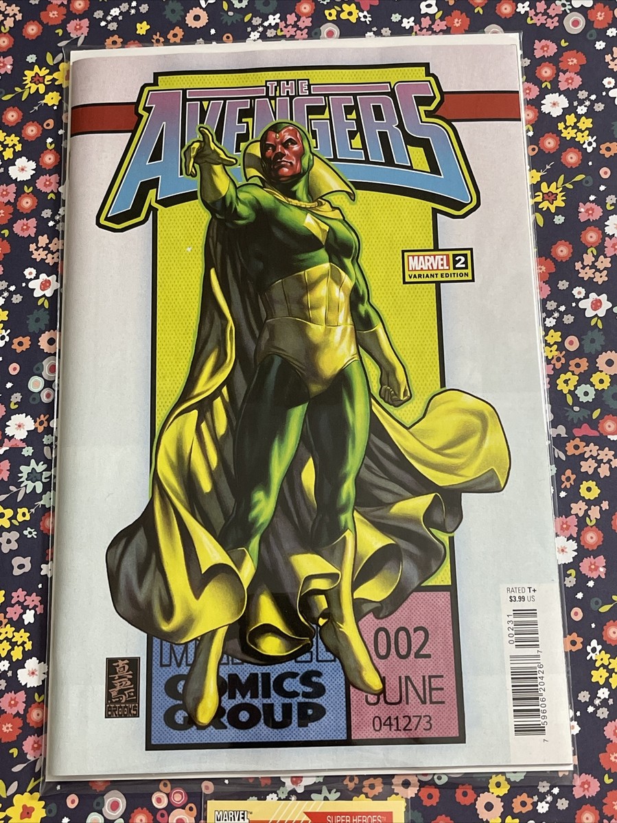 AVENGERS #2 MARK BROOKS VISION VARIANT COVER MARVEL UNIVERSE