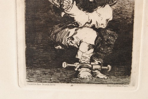 Francisco de Goya 1746-1828 arte spagnola postuma 1867 incisione serie prigioniero - Foto 5 di 10
