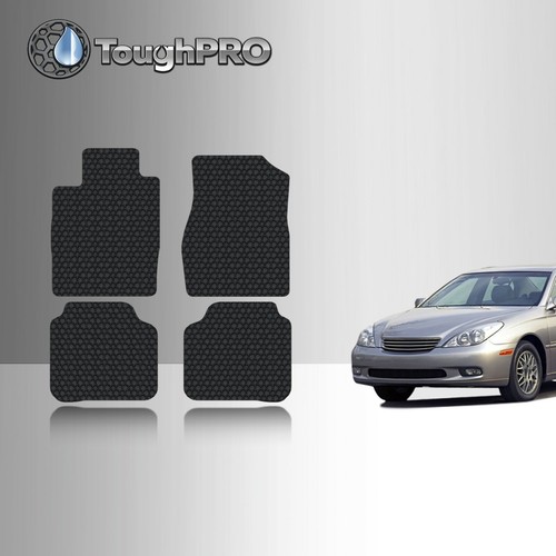 ToughPRO Floor Mats Black For Lexus ES330 All Weather Custom Fit 2004