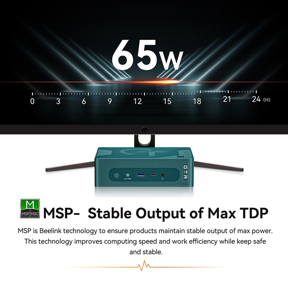 ミニPC Beelink GTR7 7840hs mini PC Amazon.com: Beelink GTR7 Ryzen 7 7840HS, 8C/16T, Mini PC de