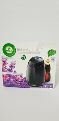 Air Wick Essential Oils Diffuser Mist Kit Lavender Almond Blossom Freshener 