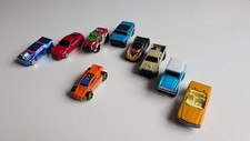 Mini cars Lot of 9 Assorted Die-Cast Cars   Mixed Condition