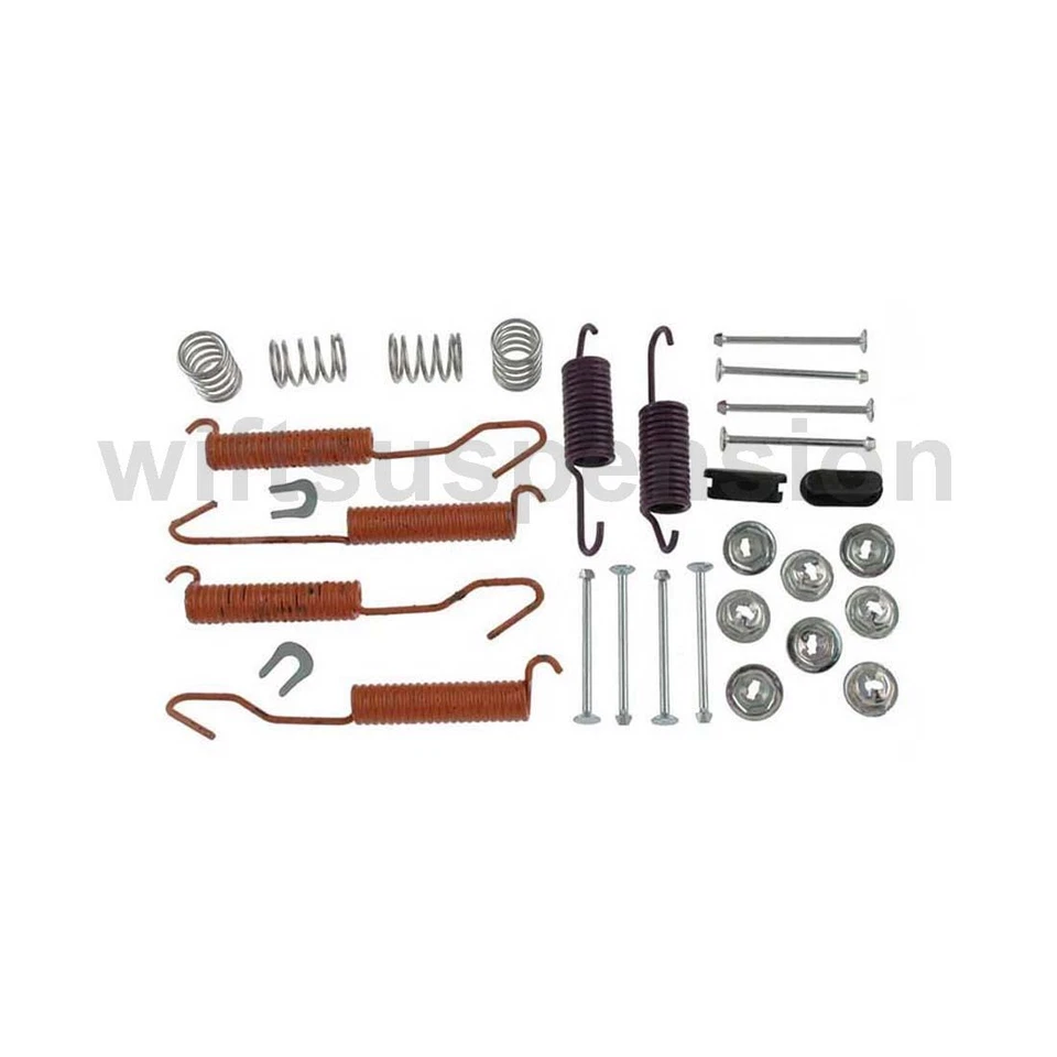 Kit de herrajes de freno de tambor trasero delantero Carlson de 2 piezas para Ford F-250 1965-1975 Foto 2 de 3