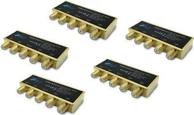 5 Stück DiSEqC-Schalter ARLI  4/1 mit Wetterschutz SAT Umschalter Switch LNB HD