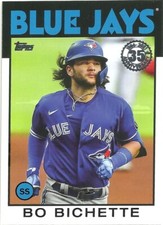  2021 TOPPS BASEBALL - BO BICHETTE - 1986 35th ANNIVERSARY - #55 - BLUE JAYS