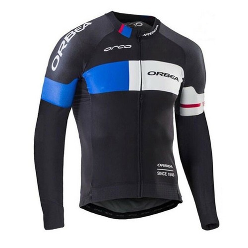 New Team Cycling Jersey Mens Long Sleeve Bike Shirt Bicycle Tops Sports Uniform - Picture 6 of 57