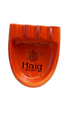 Vintage Carlton Ware Haig Whisky Advertising Ashtray English Bar Pub Display "R