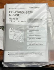 Olympus FE-360 / X-820 / C-520 Instruction Owners Manual Factory OEM