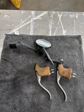 Mid 1980’s Vintage DIA-COMPE Non-Aero Road Brake Lever Set With Mirrors, WOW!!!