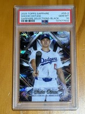 2025 Topps Sapphire SHOHEI OHTANI SAPPHIRE SELECTIONS BLACK /10 PSA GM 10 🔥🔥🔥