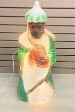 Vintage General Foam Christmas Nativity Blow Mold Wise Man King 28”