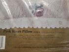 NIP Pink Roses Candlewicking Pillow Kit~~Candamar   14" X 14" — photo 2