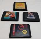 Lot of 4 sega genesis games Mortal kombat street fighter 2 streets of rage 2
