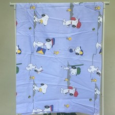 Snoopy Ręcznie robiony zestaw zasłon (2 panele) z frędzlami