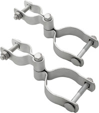 1-3/8" X 2-3/8" Chain Link Fence Gate Post Hinge, Heavy Duty Gate Hinges with 1-