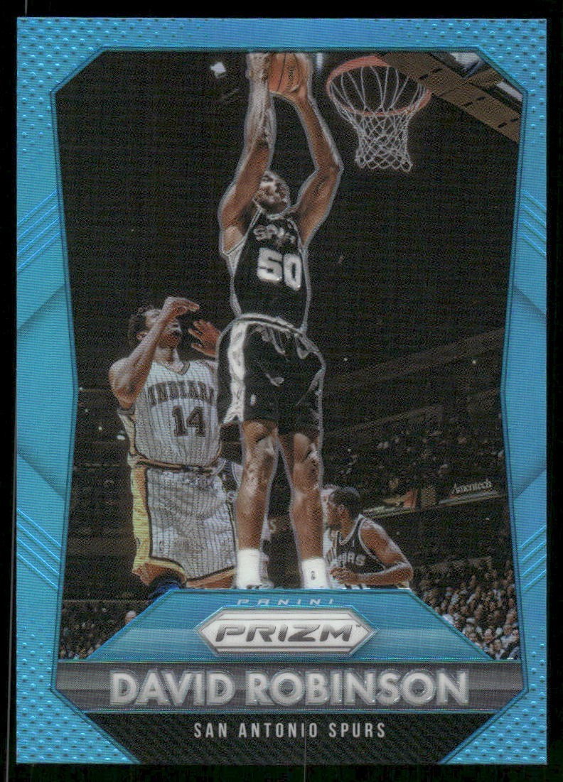 L915 DAVID ROBINSON 2015-16 PANINI PRIZM LIGHT BLUE 60/199 SAN ANTONIO SPURS 293