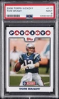 2008 TOPPS KICKOFF #111 TOM BRADY PSA 9