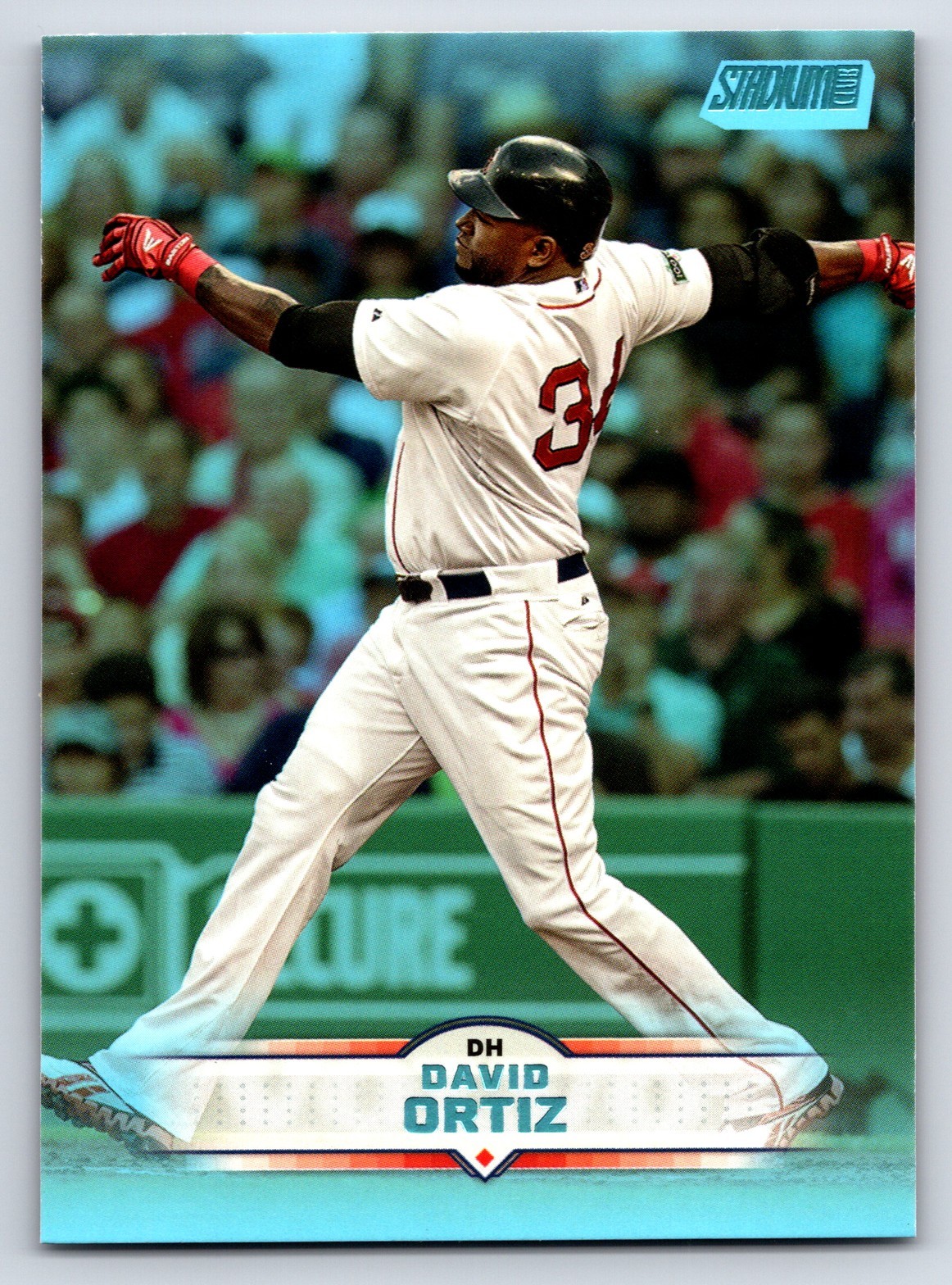 2011 Topps Stadium Club #69 David Ortiz Boston Red Sox Blue Foil