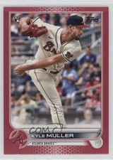 2022 Topps Series 1 Mother's Day Hot Pink 25/50 Kyle Muller #30 0c3