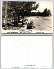Ironton Missouri HEINEMANN'S LAKE KILLARNEY RESORT TIP TOP MTN RPPC Postcard 5Z7