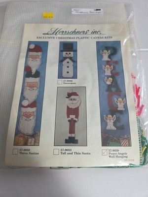 Herrschners  Peace Angels Wall Hanging Plastic Canvas Kit