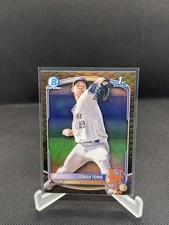 2025 Bowman - Chrome Prospects Jonah Tong #BCP-105 Reptilian Refractor (RC)