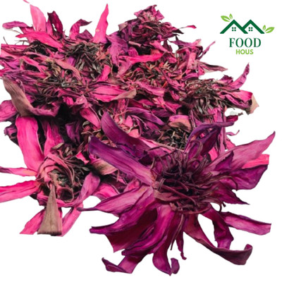 Getrocknete rote Lotusblüte - 100% reiner Premium Bio Kräutertee Nymphaea Caerulea