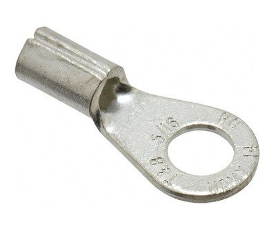 (Box/25) Thomas & Betts D8-516 STA-KON Non-Insul. Ring Terminal 8 AWG 5/16'' Hole