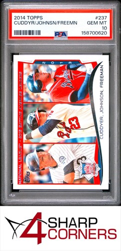 2014 TOPPS #237 FREDDIE FREEMAN BRAVES PSA 10