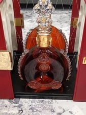 Remy Louis XIII Cognac Baccarat Crystal Dummy Bottle With Display Case 