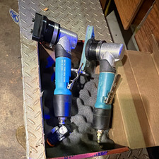 3 Dynabrade Pneumatic Right Angle Air Grinder Tools new & used
