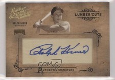 2004 Donruss Leather & Lumber Cuts 141/224 Ralph Kiner #LC-44 Auto HOF 1gh7