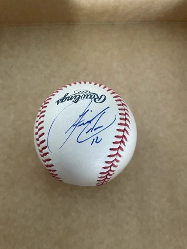 FRANCISCO LINDOR SIGNED GAME BASEBALL NEW YORK METS AUTO MLB JSA COA