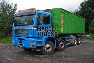 LKW Foto MAN TGA Kipper Schweiz blau Cantieni #i4kt