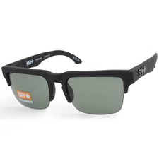 Spy Helm 5050 Soft Matte Black HD Happy Grey Green Polarized Sunglasses