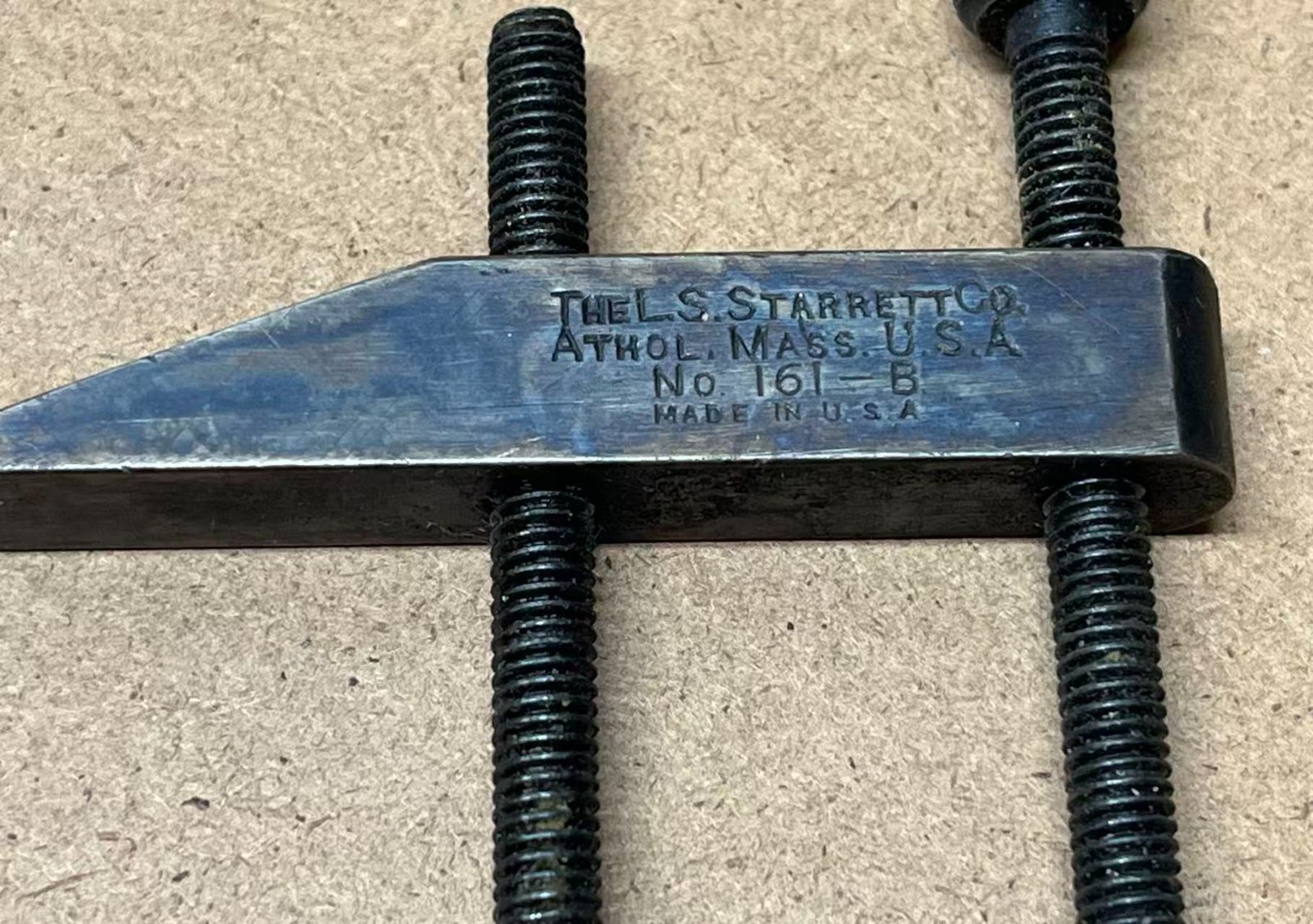 Vintage a Set 5 of Starrett No.161-A/B Toolmakers' Parallel Clamps