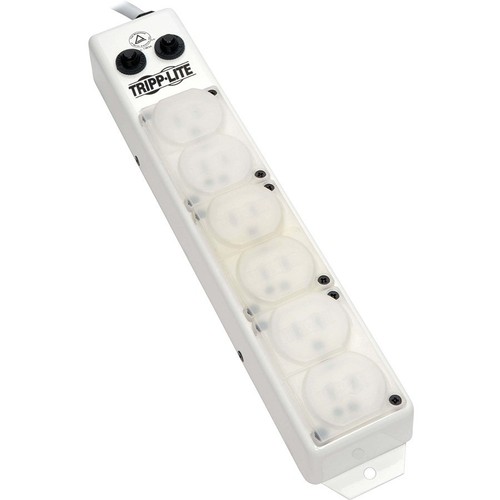 Tripp Lite Safe-IT Power Strip Medical Hospital Antimicrobial 120V 6 Outlet - Bild 5 von 6