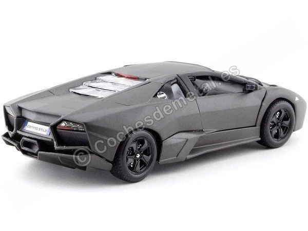 2008 Lamborghini Reventon Gris Mate 1:24 Bburago 21041 - Imagen 2 de 4