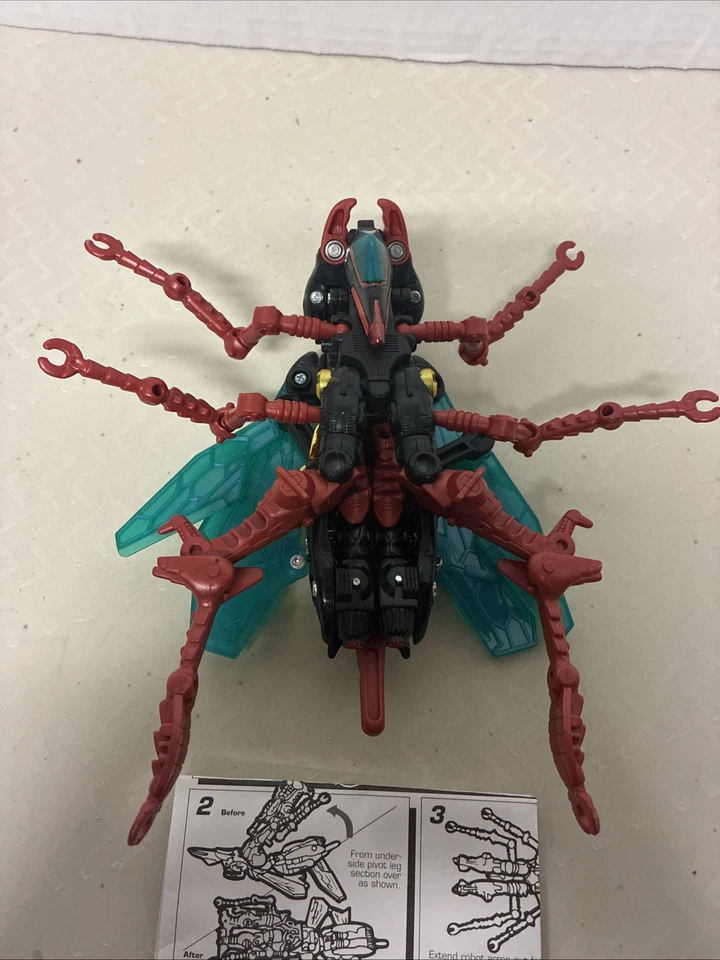 Figura Kenner Transformers Beast Wars 1997 vintage WASPINATOR Foto 4 de 4