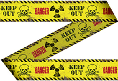 Absperrband Danger Keep Out 15m Halloween Horror Deko