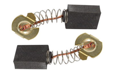 2x carbon brushes for Bosch rotary hammer GBH2-24DSE 6.3 x 14 x 16.7 mm