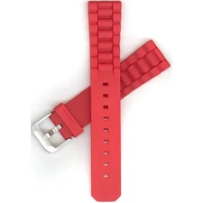 TAG Heuer Formula 1 BT0706 Red Rubber Strap 20mm - Genuine OEM