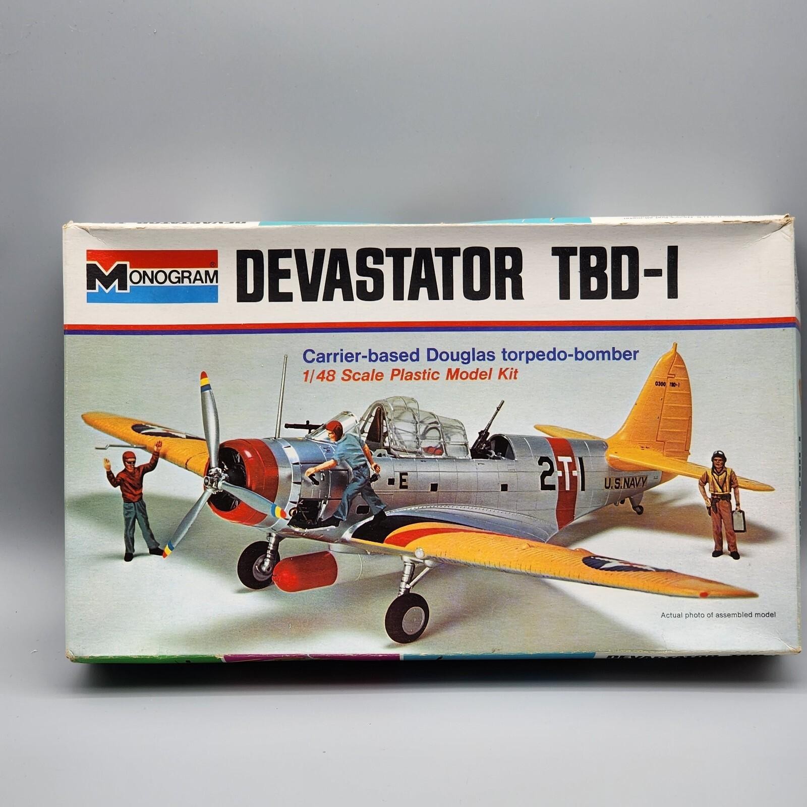 Monogram 1/48 Douglas TBD-1 Devastator Parts Engine