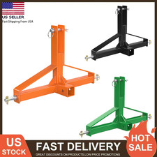 3 Point 2" Receiver Tow Drawbar Trailer Hitch Adapter for Category 1 Tractors