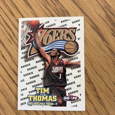 1997-98 Hoops #171 Tim Thomas Rookie Philadelphia 76ers RC