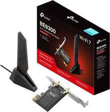 TP-Link Wi-Fi 7 BE9300 PCIe Card Archer TBE553E Tri-Band 9.3 Gbps Desktop PC