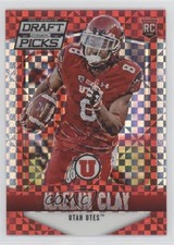 2015 Panini Prizm Collegiate Draft Picks Red Power Prizm Kaelin Clay #249 0q3