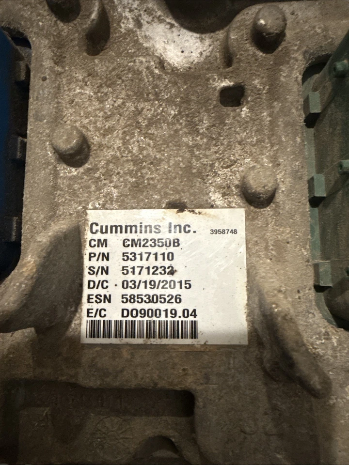 2013-2015 RAM 2500 3500 6.7L MÓDULO DE CONTROLE DO MOTOR DIESEL ECM FABRICANTE DE EQUIPAMENTO ORIGINAL - Imagem 4 de 4